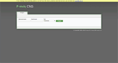 Desktop Screenshot of cms.p-mex.nl